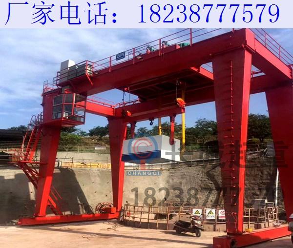 甘肅蘭州60噸龍門吊廠家 大跨度龍門吊的力學分析