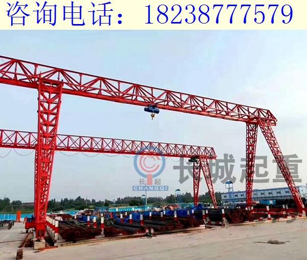 湖南張家界梁場龍門吊用于梁體的預(yù)制和安裝