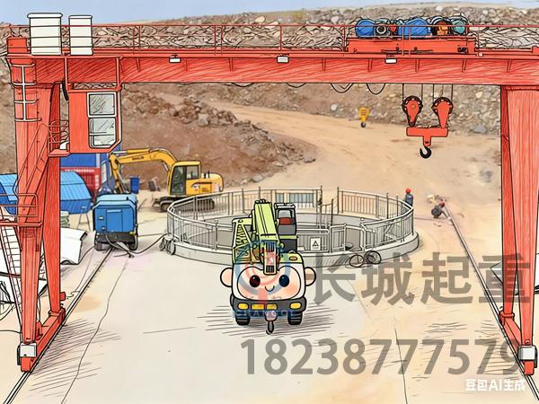 關于對豎井龍門吊工作總體環境和氣候的要求